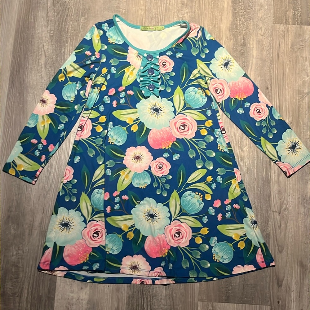 blue girls dress
